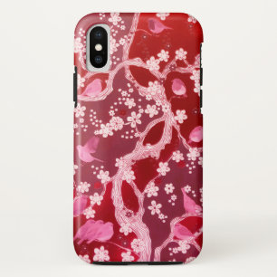 Blüten Vögel Kirschblüten Rosa Case-Mate iPhone Hülle