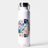 Blüten & Vögel Trinkflasche (Vorne)