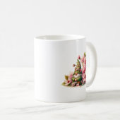 Blüten Wasserfarbener Garten Kaffeetasse (VorderseiteRechts)