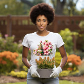 Blüten Wasserfarbener Garten T-Shirt