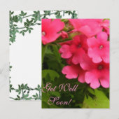 Blüten werden bald gut postkarte (Vorne/Hinten)