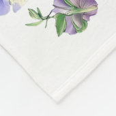 Blütenanatomie - Wirbel, Hüftbein Fleecedecke (Ecke)