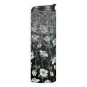 *~* Blütenanemone Silver Glitzer Girly Thermosbecher (Nach links gedreht)