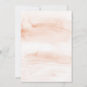 BlütenApricot | Einladung (Rückseite)