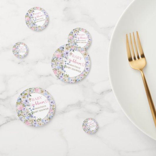 Blütenbaby Wildblume Rustikales Baby Konfetti (Gruppe)