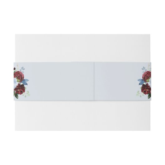 Blütenband Einladungsbanderole (Rückseitenbeispiel)