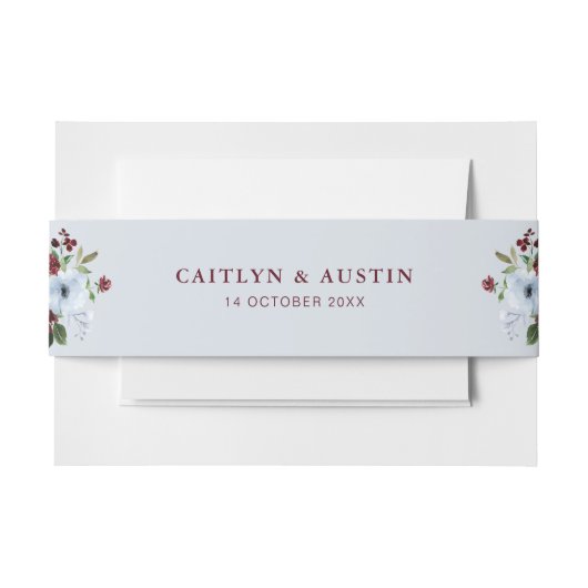 Blütenband Einladungsbanderole (Vorderseite Beispiel)