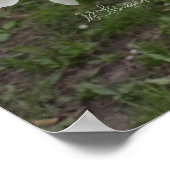 Blütenbänder Poster (Ecke)