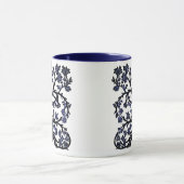 Blütenbaum #2 Cobalt Blue und White Tasse (Zentrum)