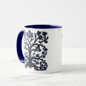 Blütenbaum #2 Cobalt Blue und White Tasse (Vorderseite Links)