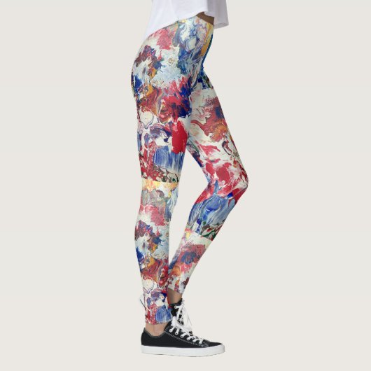 Blütenbaum abstrakt leggings (Rechts)