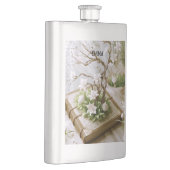 Blütenbaum aus einem Buch-Individuelle Name Flachmann (Rechts)