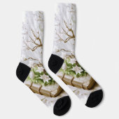 Blütenbaum aus einem Buch Socken (Rechts)