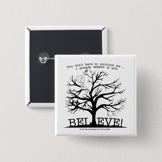 Blütenbaum Button (Vorne & Hinten)