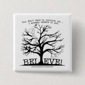 Blütenbaum Button (Vorderseite)