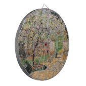 Blütenbaum, Eragny Camille Pissarro Dartscheibe (Vorderseite Links)