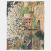 Blütenbaum, Eragny Camille Pissarro Fleecedecke (Vorderseite)