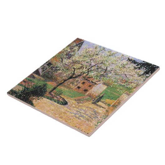 Blütenbaum, Eragny Camille Pissarro Fliese (Seite)