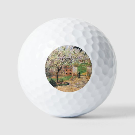 Blütenbaum, Eragny Camille Pissarro Golfball (Vorderseite)