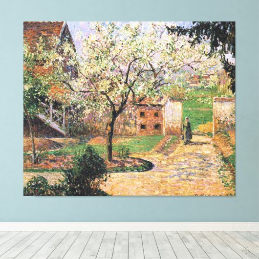 Blütenbaum, Eragny Camille Pissarro Leinwanddruck (Insitu (Holzboden))