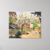 Blütenbaum, Eragny Camille Pissarro Leinwanddruck (Vorderseite)