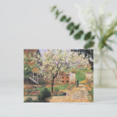 Blütenbaum, Eragny Camille Pissarro Postkarte (Stehend Vorderseite)