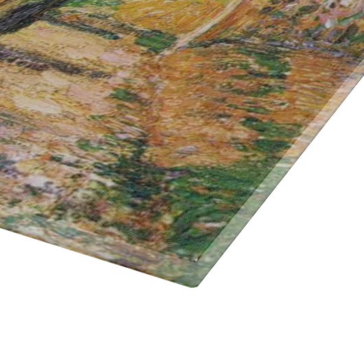 Blütenbaum, Eragny Camille Pissarro Schneidebrett (Ecke)