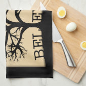 Blütenbaum Geschirrtuch (Viertel Falte)