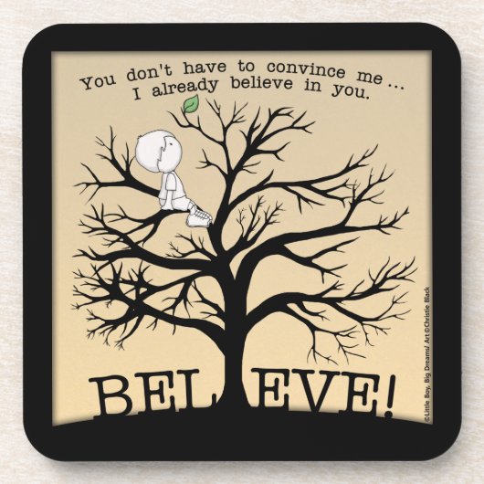 Blütenbaum Getränkeuntersetzer (Vorderseite)