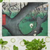 Blütenbaum, Hiroshige Geschirrtuch (Gefaltet)