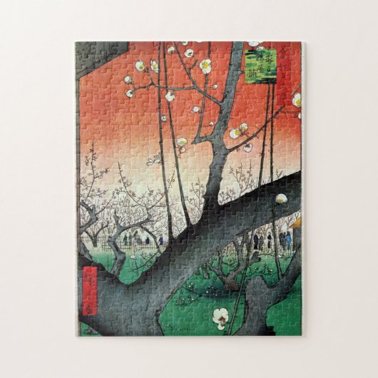 Blütenbaum, Hiroshige Puzzle (Vertikal)