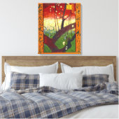 Blütenbaum (Hiroshige) Van Gogh Fine Art Leinwanddruck (Insitu (Schlafzimmer))