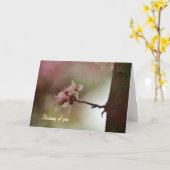 Blütenbaum Karte (Gelbe Blume)