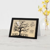 Blütenbaum Karte (Gelbe Blume)