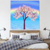 Blütenbaum leinwanddruck (Insitu (Schlafzimmer))