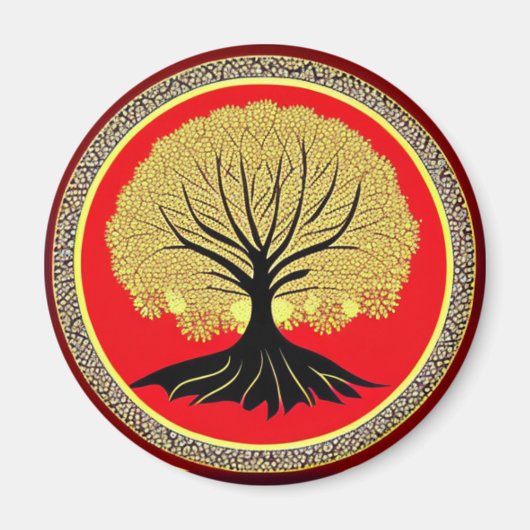 Blütenbaum Magnet (Vorne)