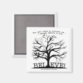 Blütenbaum Magnet (Vorderseite/Rückseite)