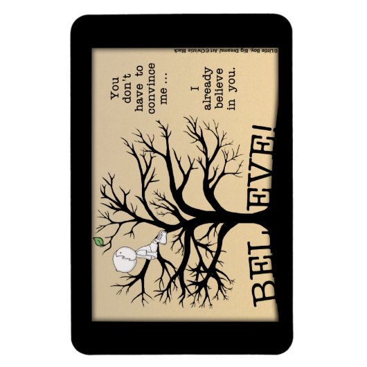 Blütenbaum Magnet (Vertikal)