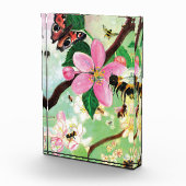 Blütenbaum mit Bienen Fotoblock (Rechts)