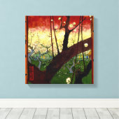 Blütenbaum nach Hiroshige von Van Gogh Leinwanddruck (Insitu (Holzboden))
