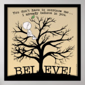 Blütenbaum Poster (Vorne)