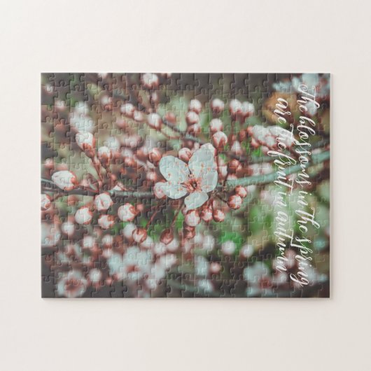 Blütenbaum Puzzle (Horizontal)