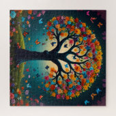 Blütenbaum Puzzle (Horizontal)