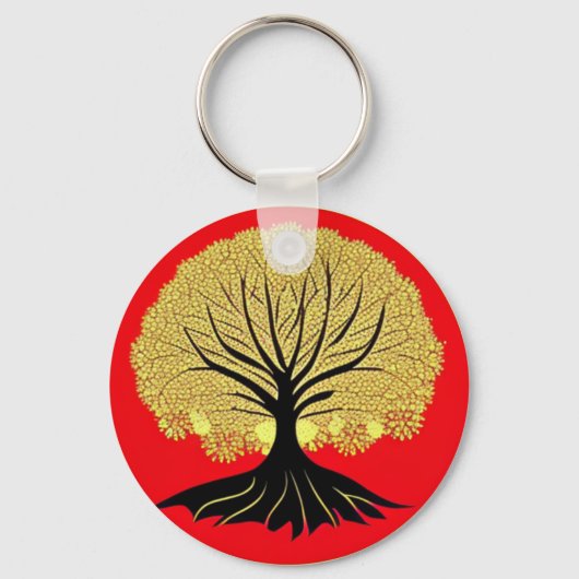 Blütenbaum Schlüsselanhänger (Vorderseite)