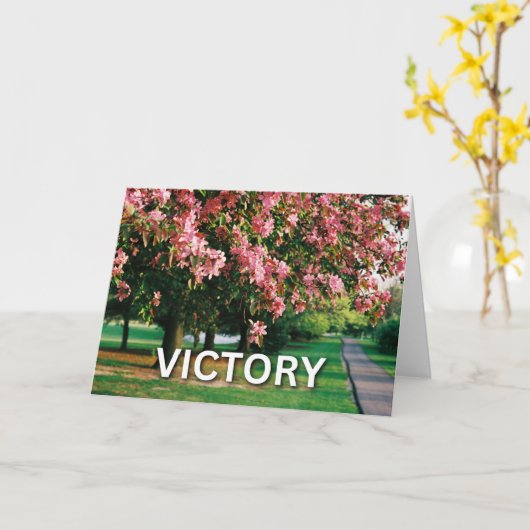 Blütenbaum - Sieg Karte (Gelbe Blume)