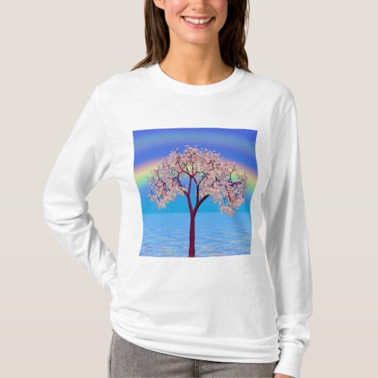 Blütenbaum-T-Shirt T-Shirt (Vorderseite)