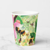 Blütenbäume für Bienen und andere Bestäuber Pappbecher (Rückseite)