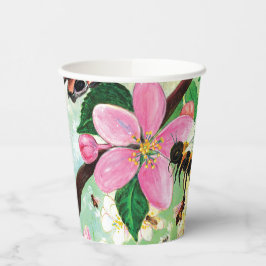 Blütenbäume für Bienen und andere Bestäuber Pappbecher