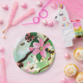 Blütenbäume für Bienen und andere Bestäuber Pappteller (Party)