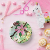 Blütenbäume für Bienen und andere Bestäuber Pappteller (Party)